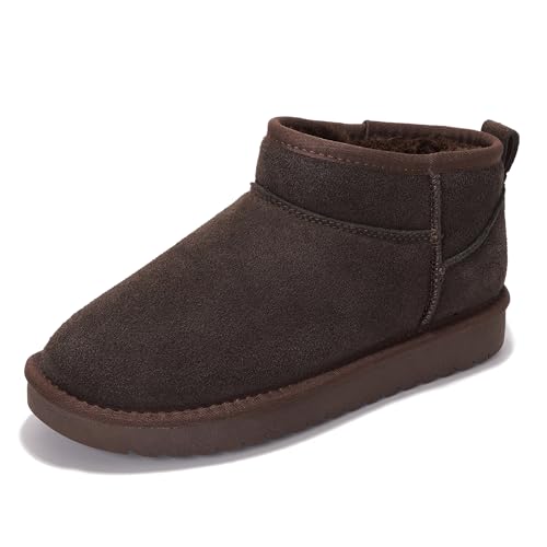 Project Cloud Suede Ankle Boots with Fur