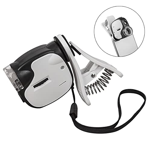 Microscope 55x portable à LED éclairage précis pour observation - 5