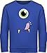 Shirtracer Kinder Karneval und Fasching Kostüme - Monster Gesicht Kostüm - 116 (5/6 Jahre) - Royalblau - Kinder Monster - JH030K - Kinder Sweatshirt Pullover für Jungen und Mädchen