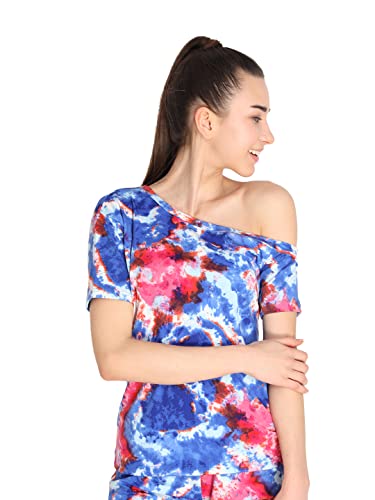 Image of CHKOKKO Women's Polyester Regular Fit Crop Top