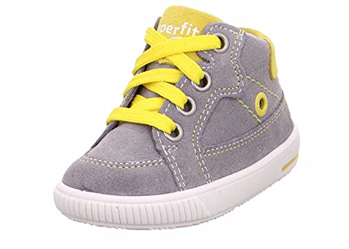 Superfit Baby Jungen RUSH Sneaker, (Blau/Orange 80), 23 EU
