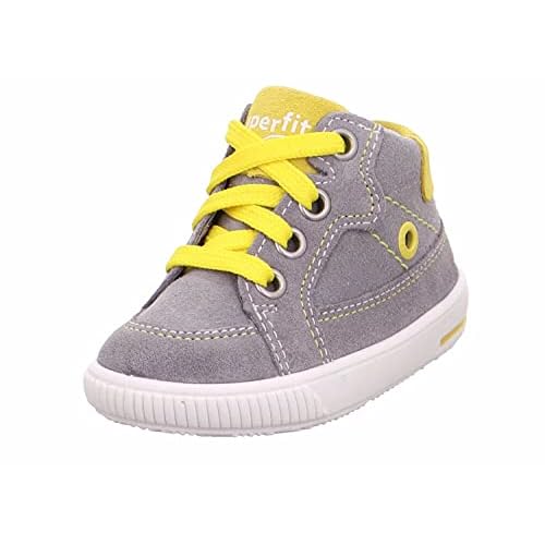 Superfit Moppy Sneaker, GRAU/GELB, 23 EU