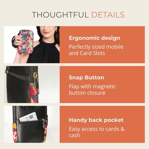 Image of HAMELIN Small Crossbody Mobile Sling Bag for Women |Stylish Phone Pouch with Adjustable Strap |Mobile Purse|Versatile Cell Phone Pouch for Girls | Ideal Gift For Woman