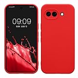 kwmobile Custodia Compatibile con Google Pixel 10a Cover - Back Case per Smartphone in Silicone TPU - Protezione Gommata - rosso classico