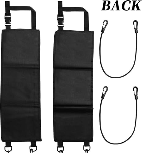 Cokacot 2 Packs Truck Gun Rack Foldable Seat Back Car Gun Holder Camo Rifle Holder Adjustable Automotive Gun Racks Gun Storage for Hunting Rifles, Short Guns, Fit Most Vehicles, SUV, Pickup