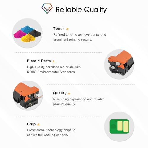 219A 219X MFP 3302FDWG Toner Mit Chip: Kompatible Ersatz für HP 219A 219X für Color LaserJet Pro MFP 3302SDWG 3302FDNG 3302FDW 3302SDW 3302FDN 3202DN 3202DW W2190A Schwarz Cyan Magenta Gelb 4-Pack