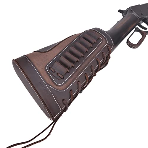 List of Top Ten Best Leather Rifle Stock Ammo Holder Top Picks 2023 Reviews