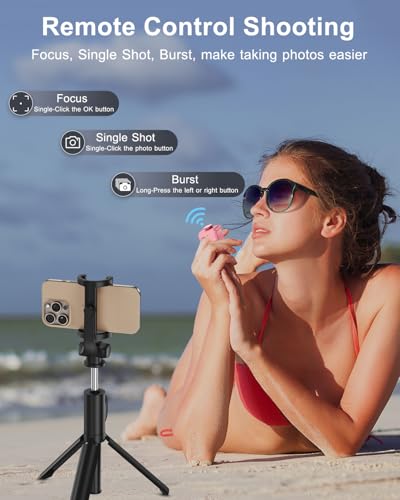 Image of [New Upgrade, Easy to Use] TikTok Scrolling Ring Remote Control, Camera Shutter Remote, Wireless Bluetooth Scrolling Ring for iPhone, iPad, iOS, Android - Light Pink