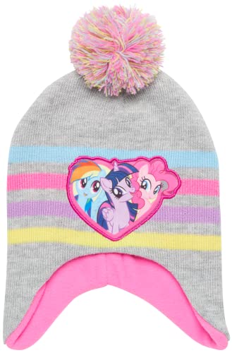 Hasbro My Little Pony Girls Winter Hat And 2 Pair Gloves Or Mittens (Toddler/Little Girls) #TOP2