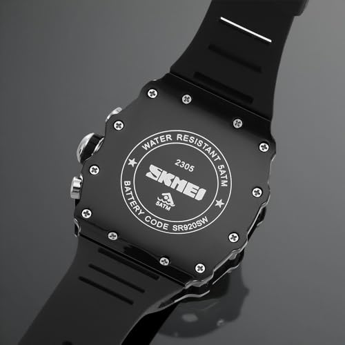 Image of SKMEI Sport Analog Watch Men's Watch, Silica Gel Soft Rubber Band, Stopwatch Wrist Watch for Men - 2305