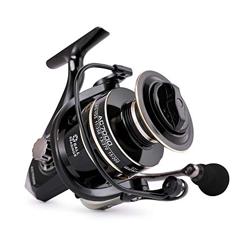 Rooauueu Angelrolle Spinnrolle Süßwasser-und Salzwasser Angeln 2000 3000 4000 5000 6000 7000 Serie Rolle zum Ultraleicht…