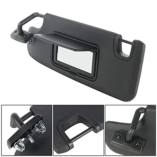 labwork Left Side Driver Side Sun Visor Replacement for Wrangler JK 2007 2008 2009 2010 2011 2012 2013 2014 2015 2016 2017 2018 6CJ07DX9AA by labwork - Image 3