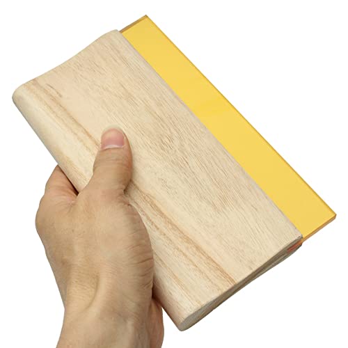 Cwmiibili 3X Silk Screen Printing Squeegee Single 70 Durometer Ink Scraper Tools 8 Inch