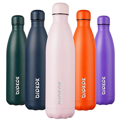 Image of BJPKPK 25 oz Insulated Water Bottle, Stainless Steel Flask, Leak Proof
