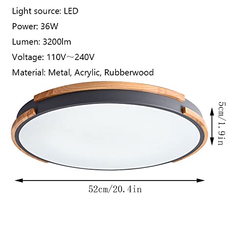 Plafonnier LED salon résout le manque de lumière gradation 52CM - 4
