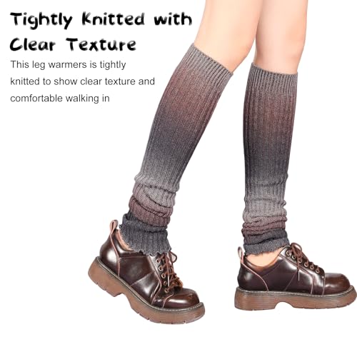 Image of Lebaley Kawaii Leg Warmers Y2K Harajuku Legs Warmer for Girls Women Lolita Accessorie Gothic Long Sock Winter Ankle Warmers