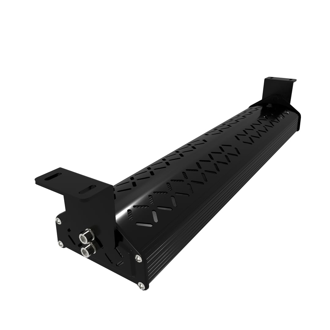 LUXULA LED Hallenleuchte High-Bay Hallenstrahler mit Marken-LEDs - 100W 12000lm - 5000K Neutralweiß Tageslicht - IP65 IK08 - linear - Industrielampe Werkstatt Lager Deckenleuchte Feuchtraumleuchte
