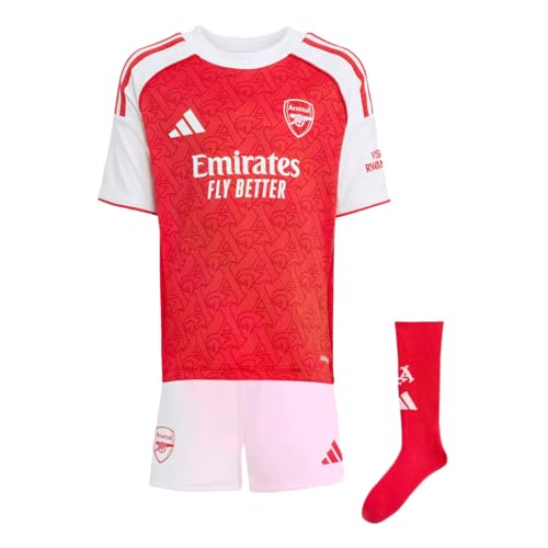 adidas Arsenal Toddler Soccer Kit 25/26 (Red, 4T)