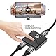 MT-VIKI 1 in 2 Out HDMI 2.1 Switch 8K60Hz 4K144/120Hz HDMI Switcher 2 In 1 Out Kompatibel mit Laptops, PC, Xbox Serie, PS5/PS4, Projektor, Beamer HDCP 2.1