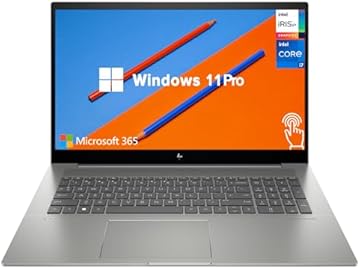 Pavilion 17.3 Touchscreen HD+ Laptop Computer, AMD Ryzen 5 7530U 6-Core(Beat i7-1165G7), 64GB RAM, 2TB NVMe SSD, AMD Radeon Graphics, Fast Charge, WiFi 6, Bluetooth 5.3, HDMI, Win11