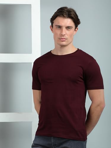 Image of Dollar Pack of 1 Cotton Solid Men Tshirt
