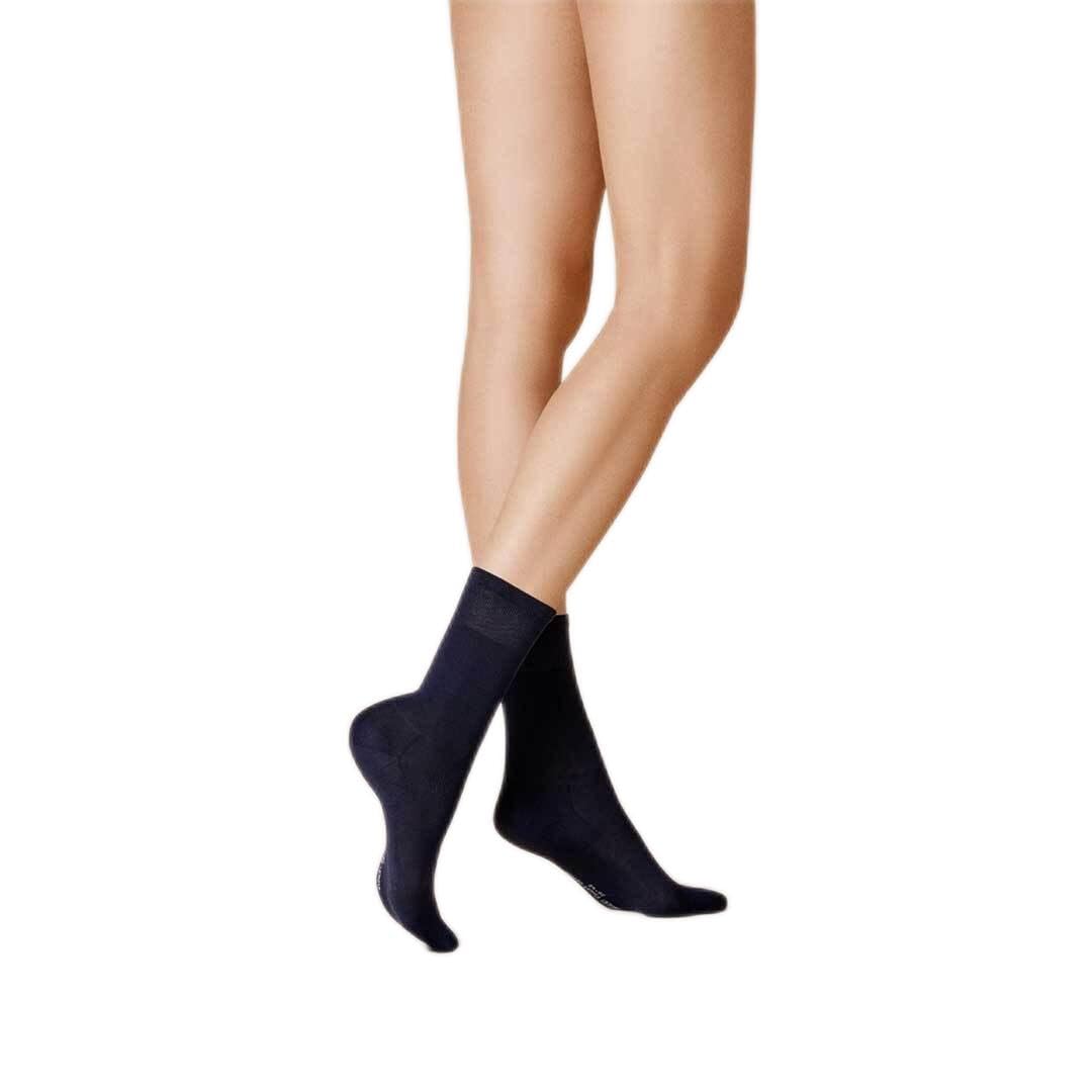 KUNERT Damen Socken Finest Cotton druckfrei silver 39/42