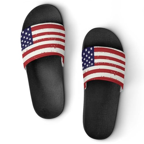 Pantoufles de bain femme style USA : sandales confortables pour votre douche