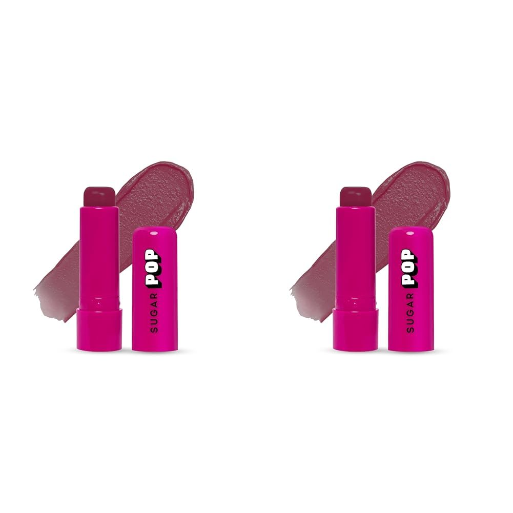 SUGAR POP Nourishing Lip Balm 07 Plum - 4.5 gm | Hydrating | Moisturizing | SPF Protection | Intense Care (Pack of 2)-picture-10