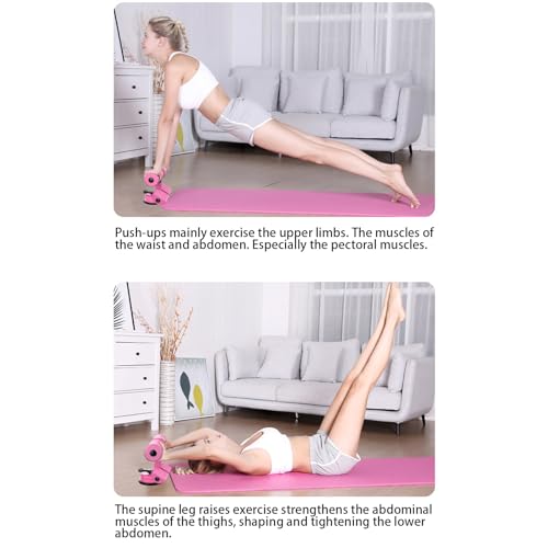Barra para sentarse con ventosa para abdominales en casa 5