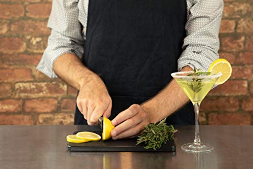 Plastic Bar Cutting Board 3 Pack For Restaurants - Bpa Free, Black #TOP2