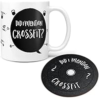 Divertida taza de Crossfit – Personalizada y única para cumpleaños, Navidad, Papá Noel secreto o calcetín de regalo para fanáticos de la aptitud