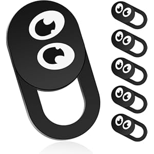 6 fundas para cámara de portátil, diseño de panda para portátiles/smartphone, bonita tapa de cámara Panda para Spot Show, cubierta ultra fina para cámara web para computadora que protege tu