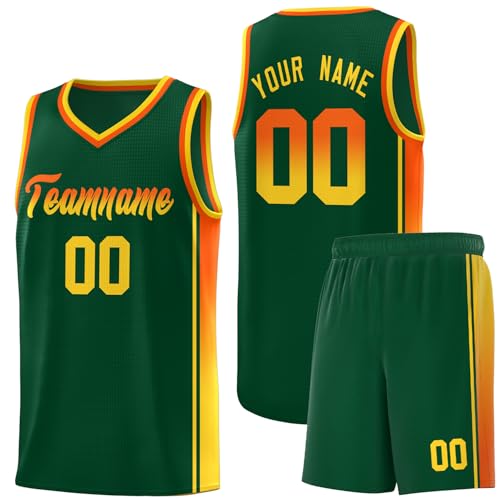 Custom Men Youth Basketball Jersey Personalized Athletic Sports Shirt Shorts Printed Team Name Number
