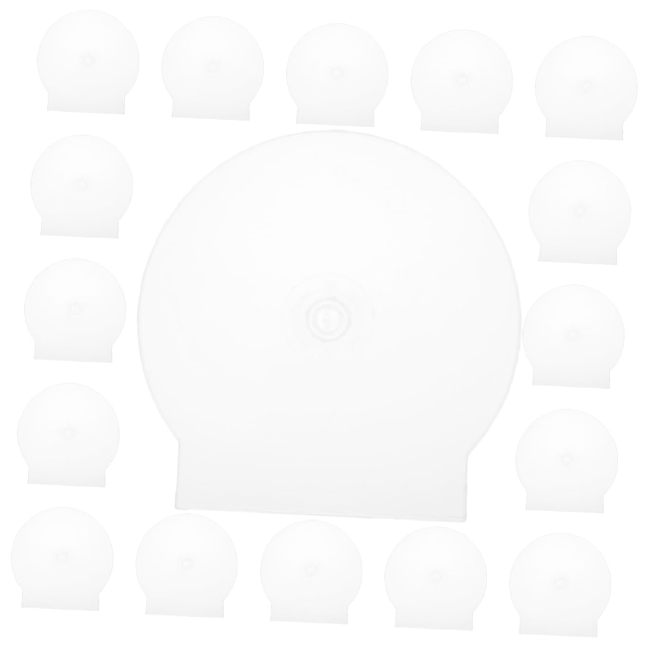 Custodie Per Cd in Plastica Trasparente Rigida, Porta Dvd Singoli Anti-graffio, Confezione Da 50 Pezzi, Custodia Portatile Leggera Per Viaggi, Auto e Uso Domestico