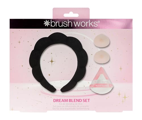 Brushworks Dream Blend Set (Black), Squishy Cloud Headband