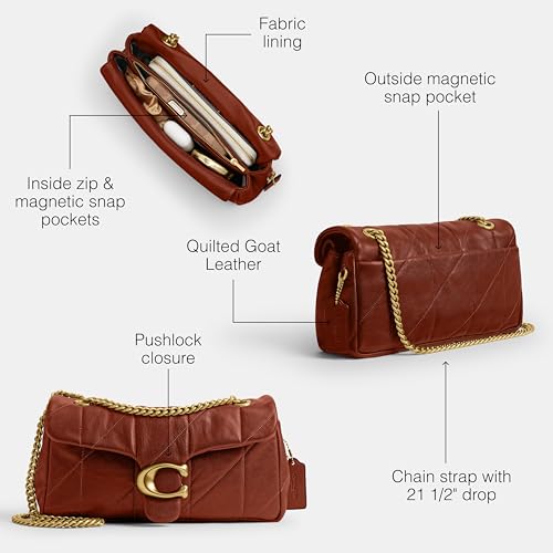 Image of Coach Women's Soft Quilted Tabby Shoulder Bag