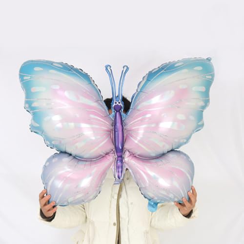 VOSAREA Balões De Borboleta De 38 Polegadas Balões Metalizados De Borboleta Decoração De Chá De Para