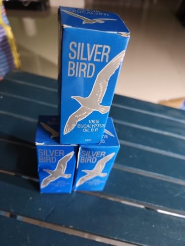 Silver Bird - Aceite de eucalipto 100% puro, paquete azul, aceite esencial, 28 ml