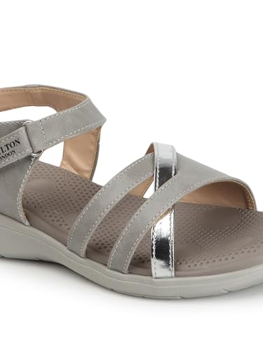 Image of Carlton London women's Lightweight Comfort Wedge Heel Back strap Sandals