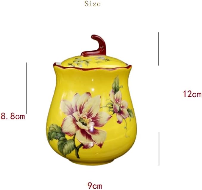 Kitchen toothpick holder ceramic rack bathroom cotton swab portable storage (Color : A)