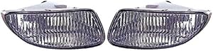 For Toyota Solara 1999-01 Fog Light Assembly Pair Driver and Passenger Side TO2592103 + TO2593103