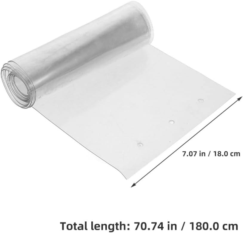 Cabilock Clear Plastic Door Curtain Air Conditioning Door Curtain Windproof Plastic Strip Partition Commercial