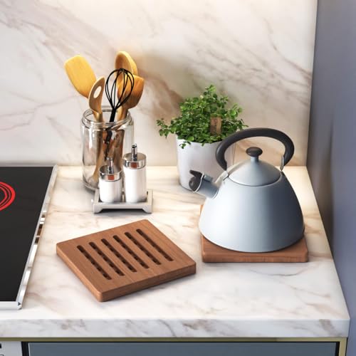 Image of Manada Teak Square Trivet