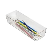 0 iDesign Organizador Linus, 7,6 x 22,9 x 5,1 cm