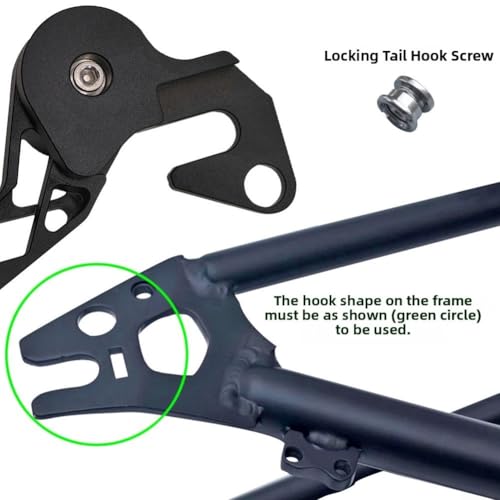 Tensor de cadena de aluminio mecanizado para Brompton P Line con guiado de alta precisión 3