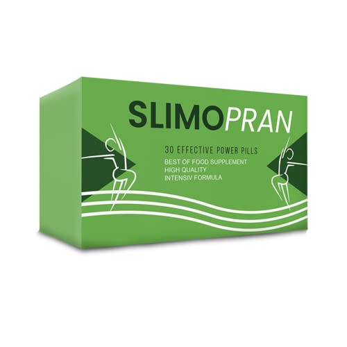 Slimopran, 30 Kapseln zum Gesund-Abnehmen mit Glucomannan - schnelle und diskrete Lieferung Cover