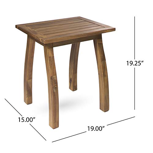 Gdfstudio Pearl Outdoor 2 Seater Acacia Wood Chat Set With Cushions, Teak And Green #TOP4