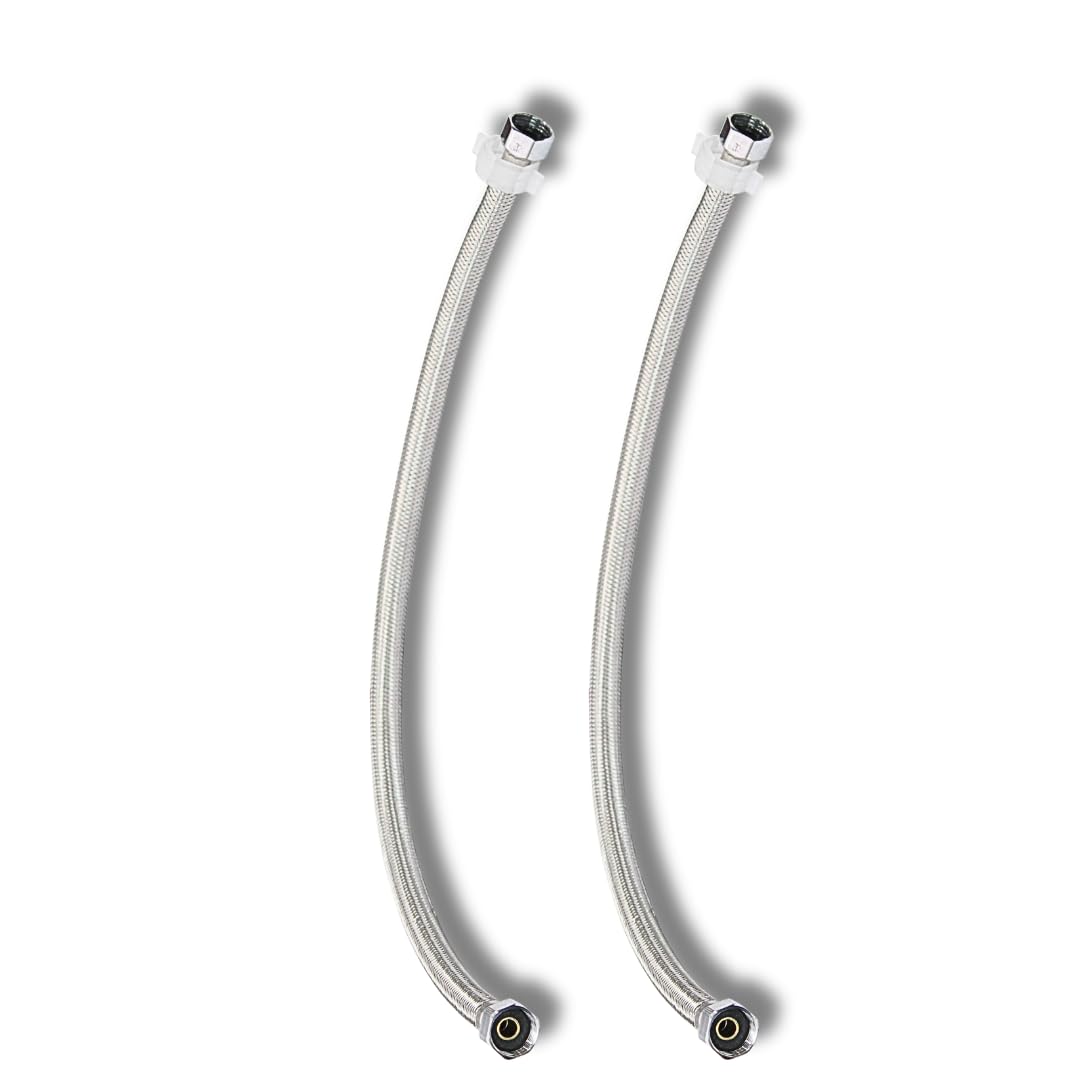 New Ware® Stainless Steel 304 Connection Hose Pipe - 12 Inch Ideal for Wash Basin, Geyser, and Bathroom (Pack of 2) (B0CJRDSBYX) Amazon Price History, Amazon Price Tracker