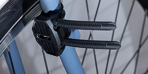 I LOCK IT Installationsadapter I Montagestreifen Fahrradrahmenschloss I Ringschloss Montagesatz Universal I Spannbänder zur Befestigung von Rahmenschlössern - schwarz