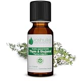 VOSHUILES   Huile Essentielle Thym à Thujanol 10ml   Pure et Naturelle   Parfaite pour Diffuseur  Aromathérapie  Massage  Soins de la Peau et Bien être   Huile Essentielle de Qualité